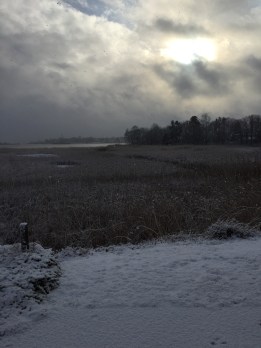 Xmas 2017 marshes under snow